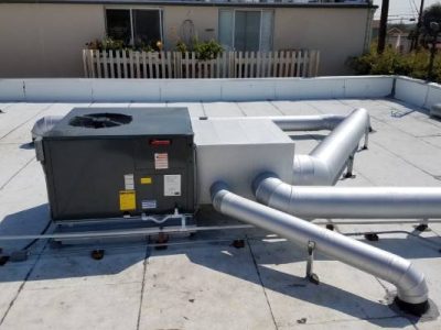 Rooftop Packaged Unit Installation
